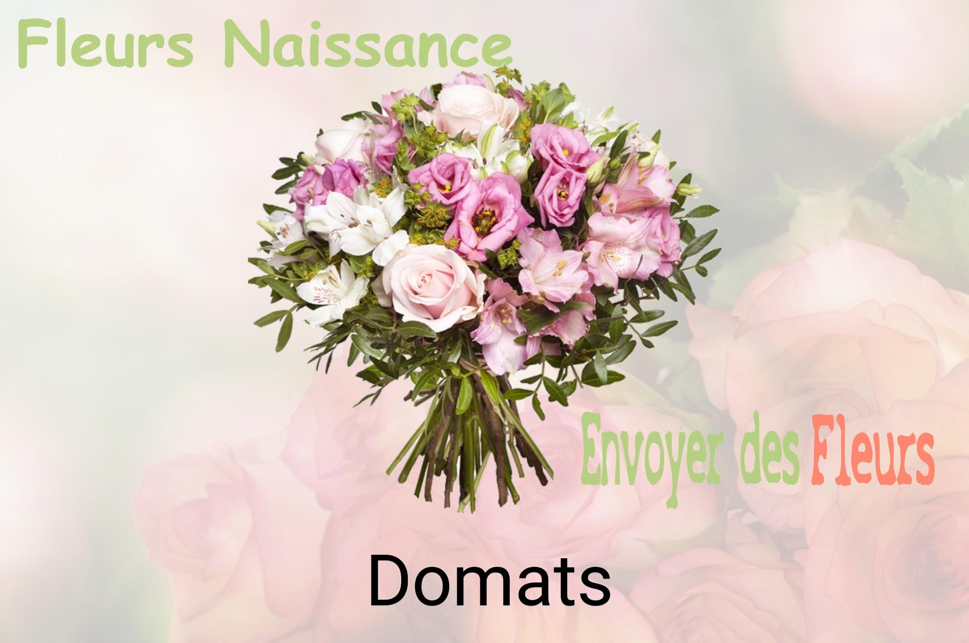 Bouquet de fleurs de naissance livré à Domats